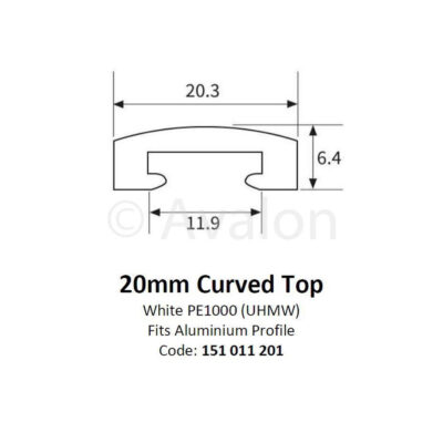 3/4 Inch Curved Top   100ft Coil