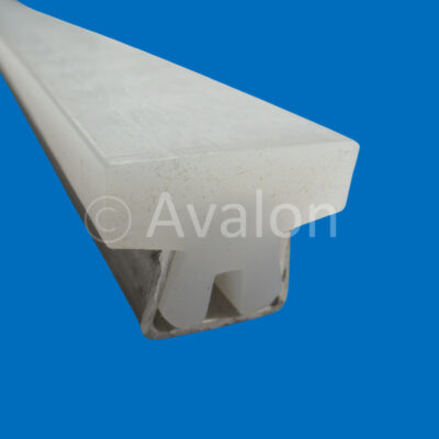 25mm Flat Conical Guide - White